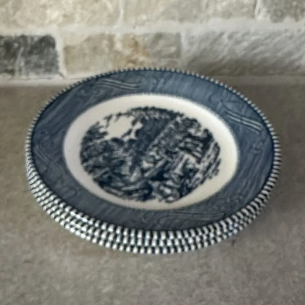 3 Vintage Royal China Currier & Ives 6 3/8